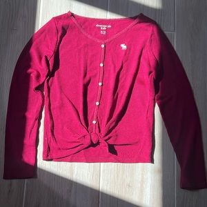 Button Down Sweater, Abercrombie Kids.